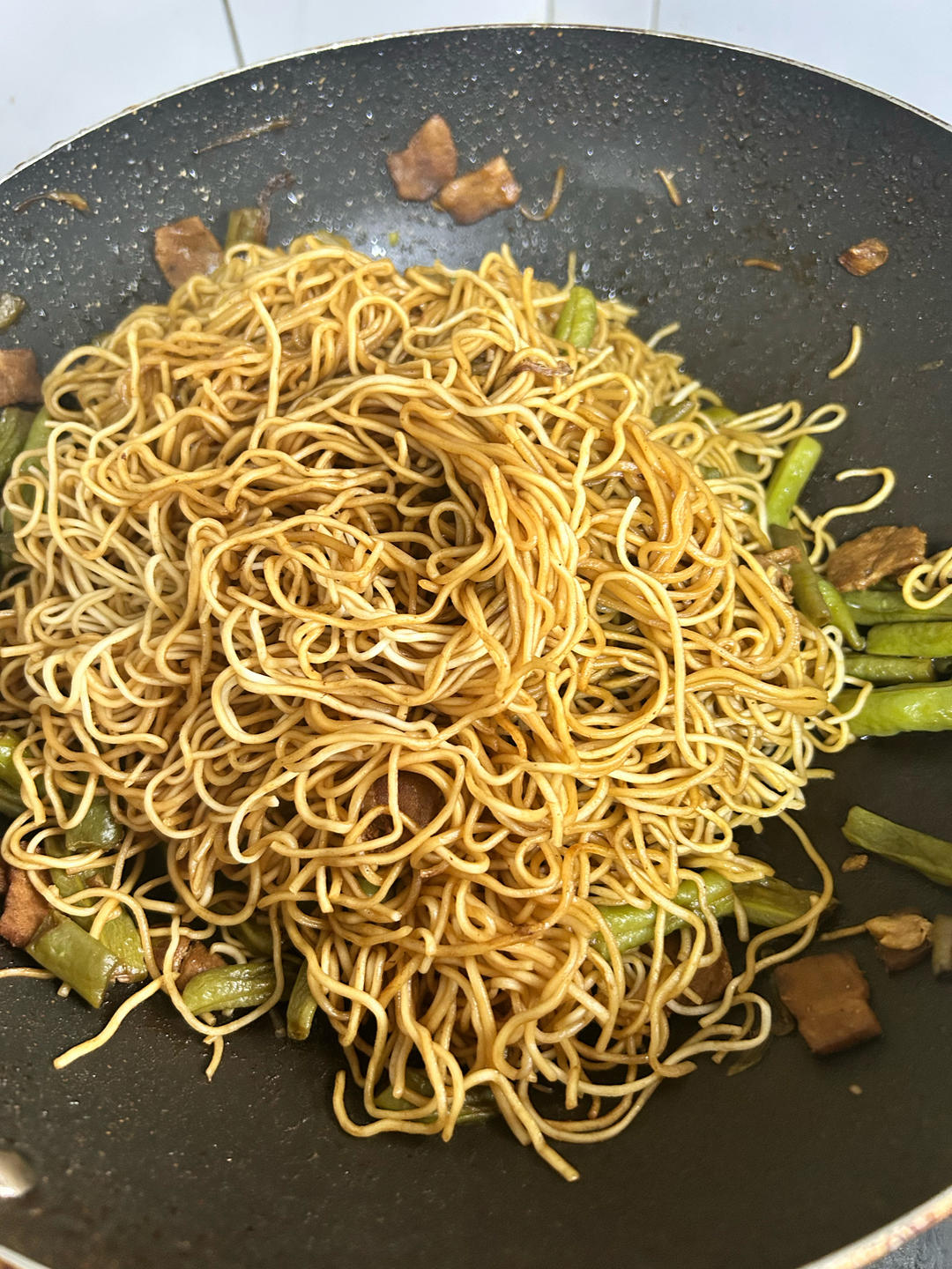 超详细的豆角肉丝焖面(正宗河南做法）