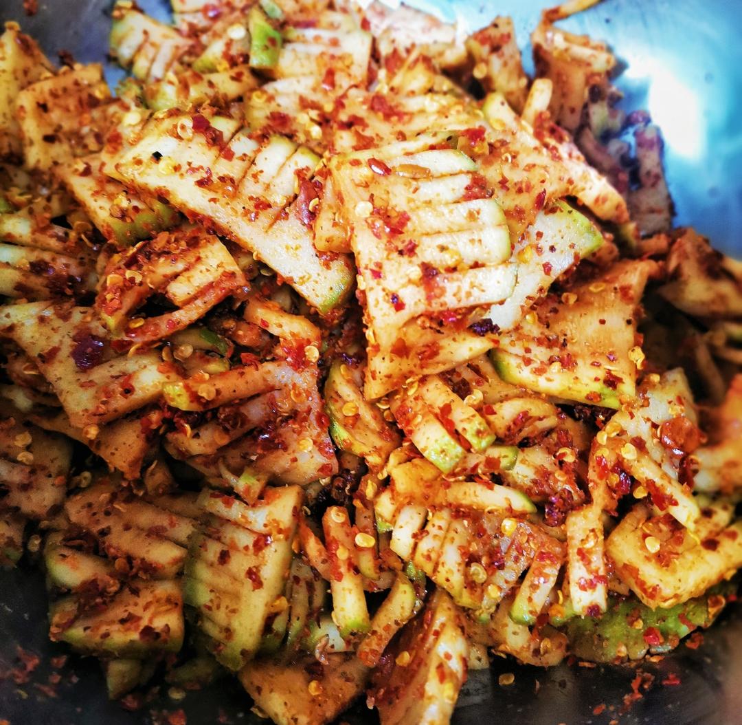 桃仙家•麻辣大头菜（超详细步骤）的做法