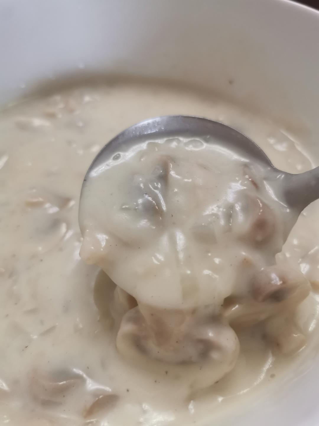 奶油蘑菇汤（完美比例版）