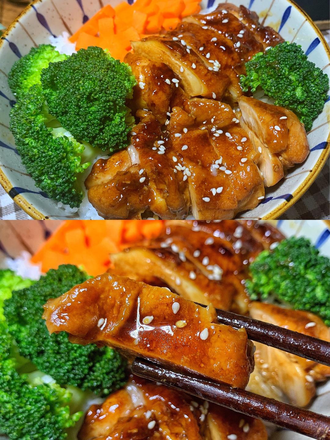 吃一次就上瘾的照烧鸡腿饭的做法