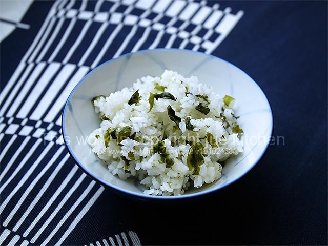 わかめご飯（海带芽饭）的做法