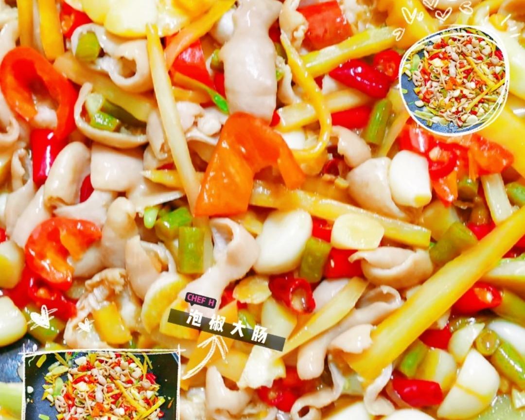 光是汁都能吃三碗饭的泡椒炒大肠