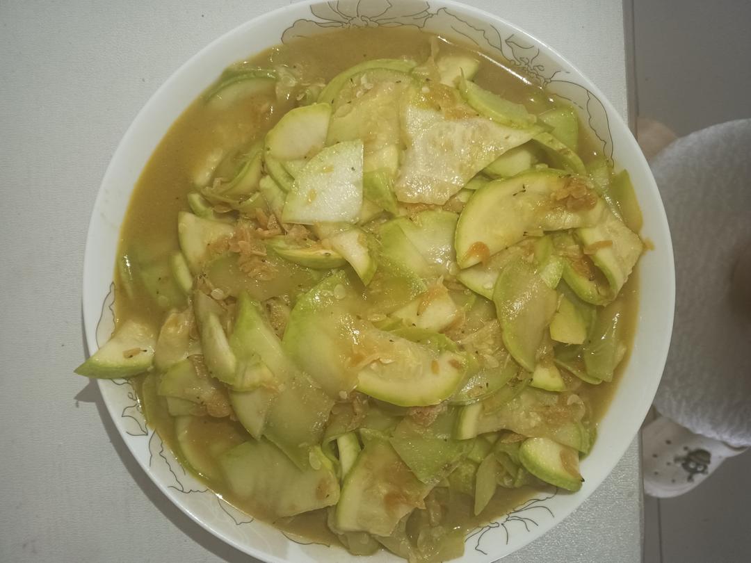 虾皮炝西葫 补钙神器