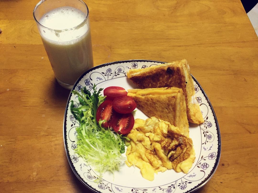 十分钟快手早餐【港式火腿西多士】