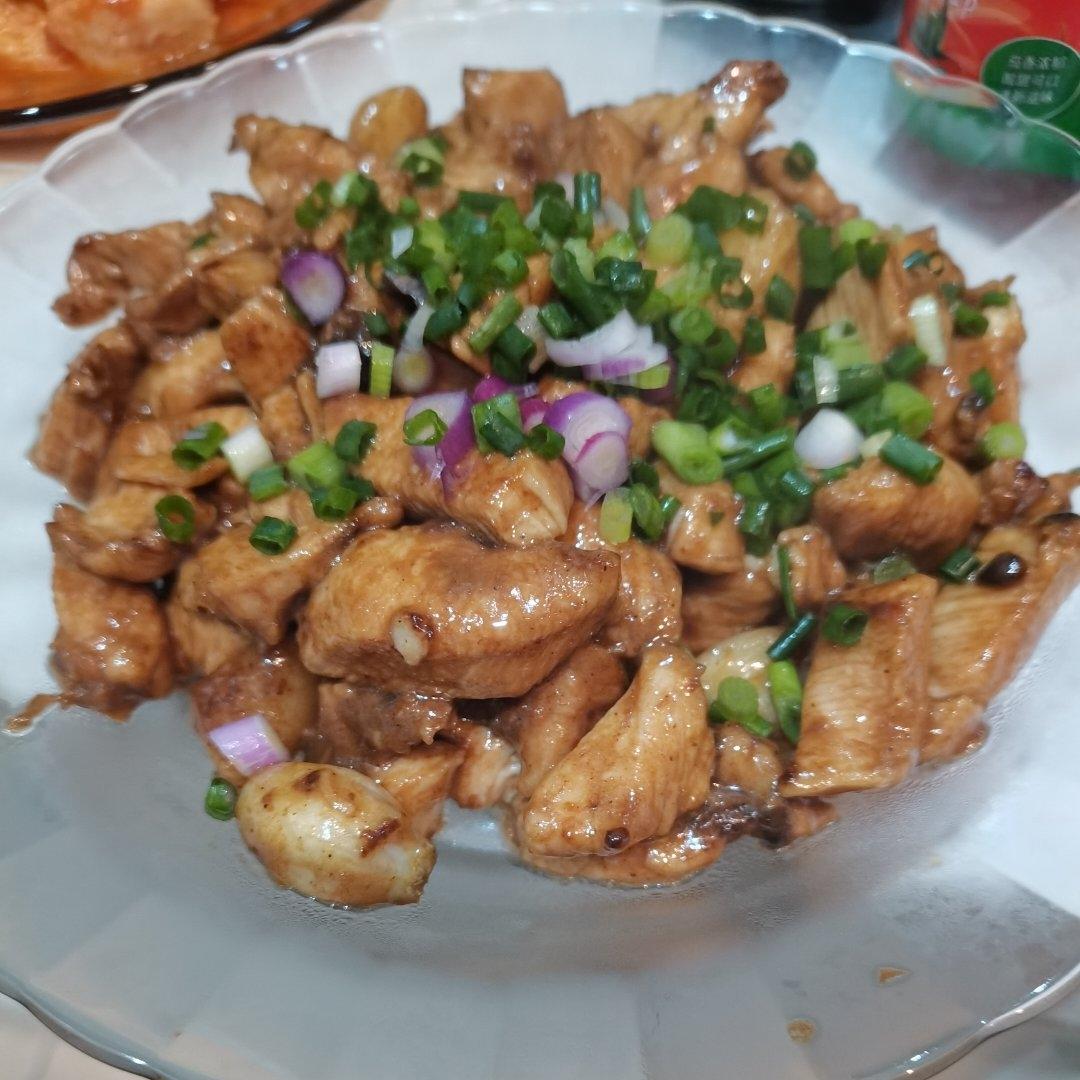 孜然蒜香鸡胸肉