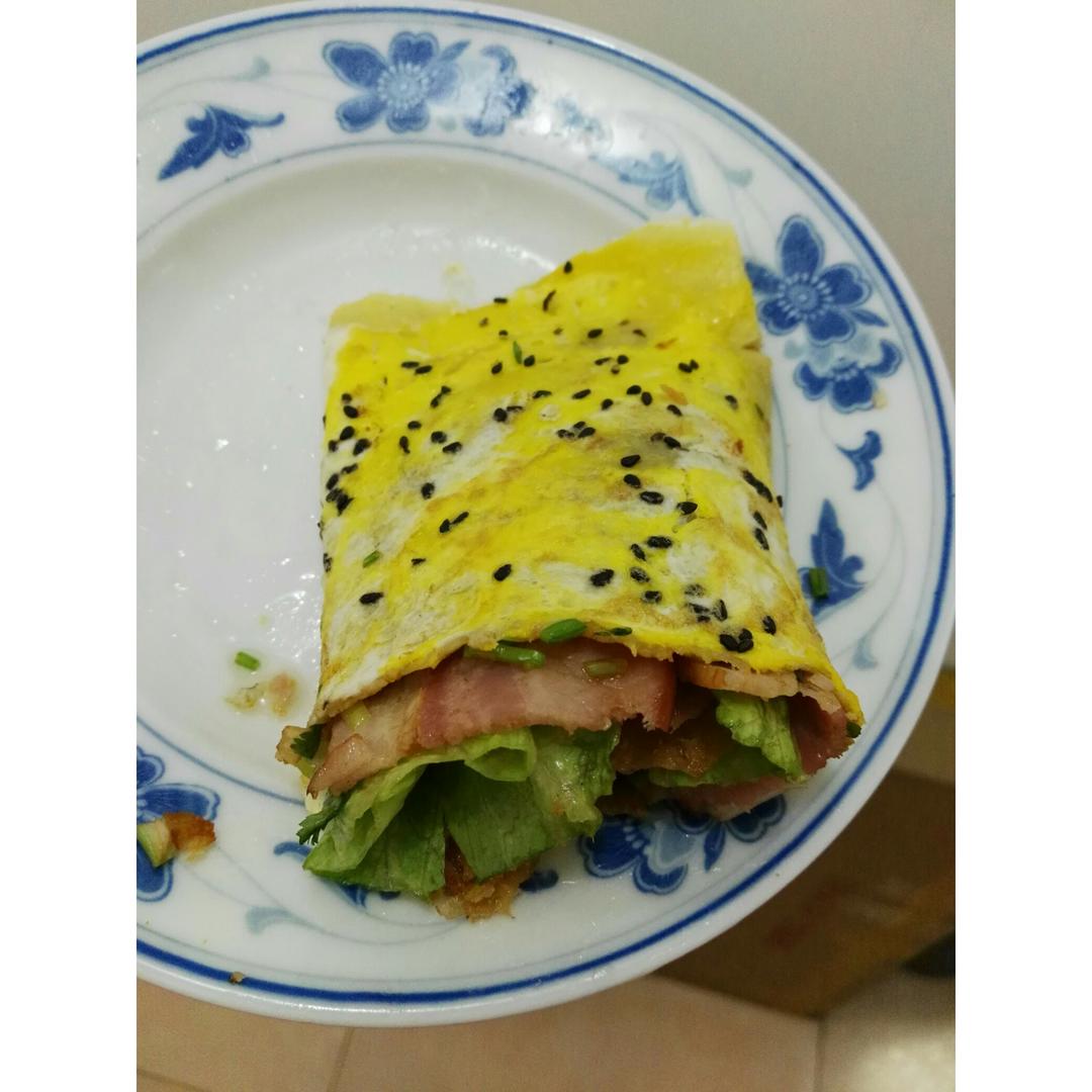 杂粮鸡蛋煎饼