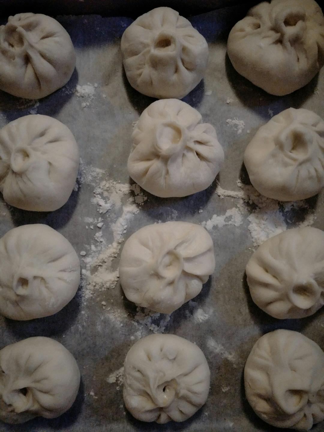 手工包子（肚脐包）