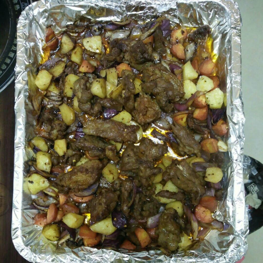 土豆洋葱烤牛肉