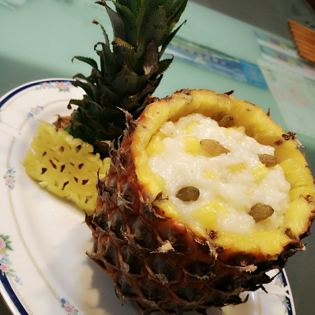 原味蒸菠萝饭