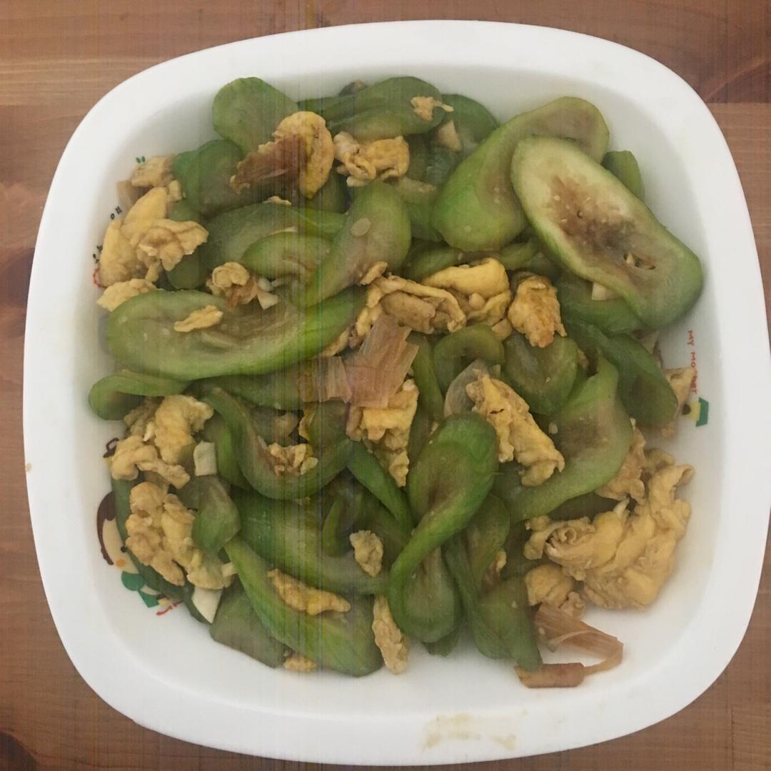 丝瓜炒鸡蛋
