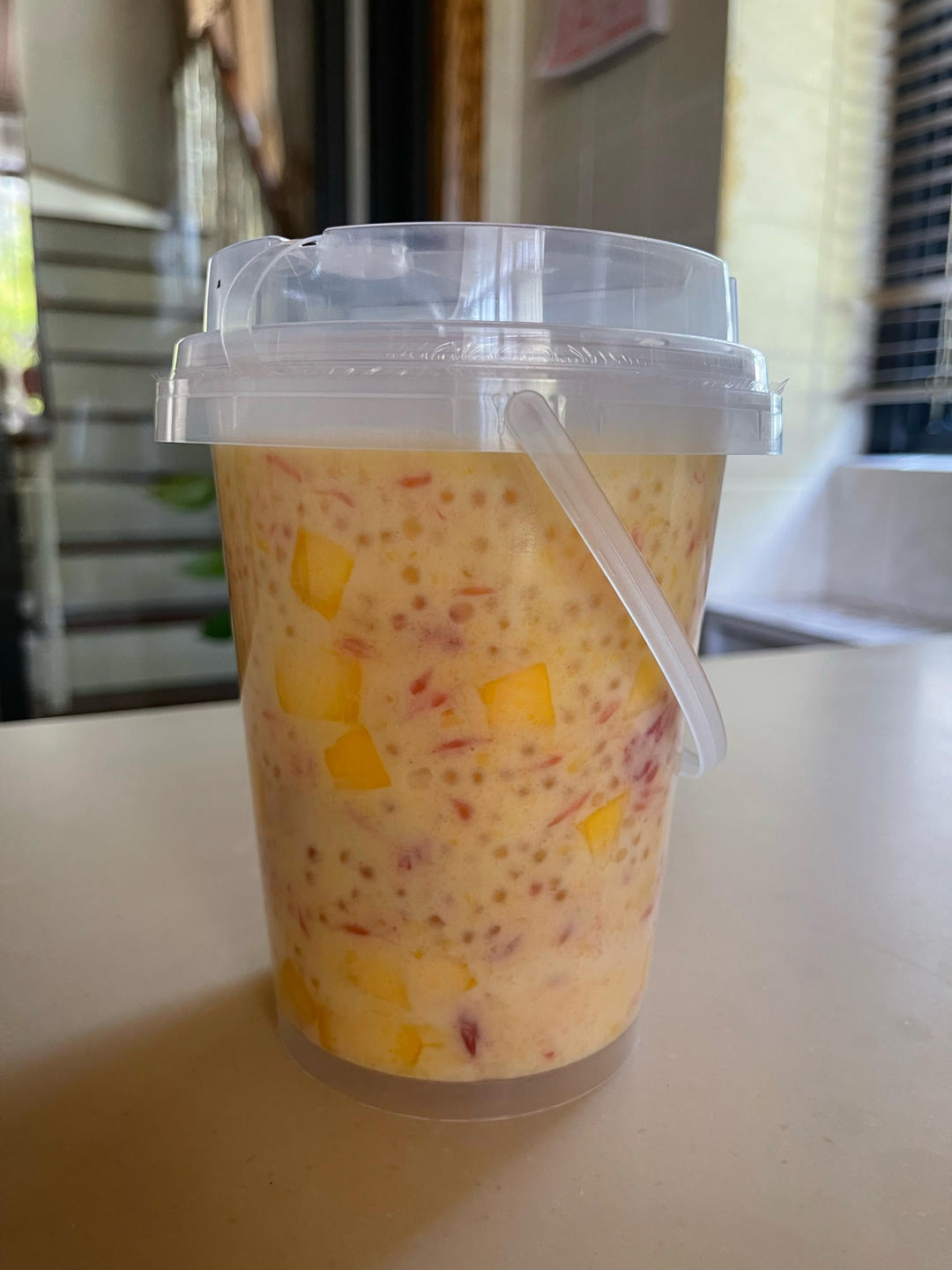 自己做的杨枝甘露秒杀外面的一切甜品店啊，巨好喝！！