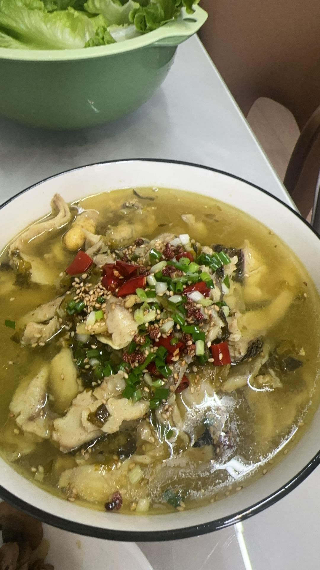 家常酸菜鱼（黑鱼）