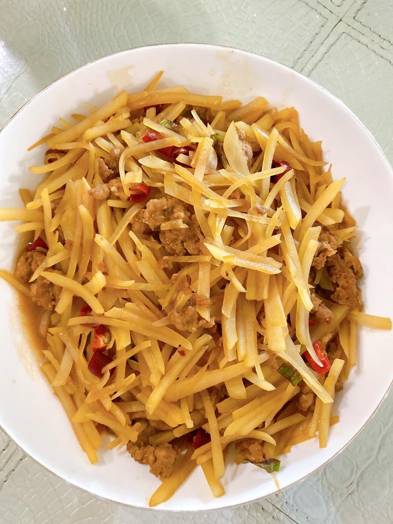 酱油土豆丝