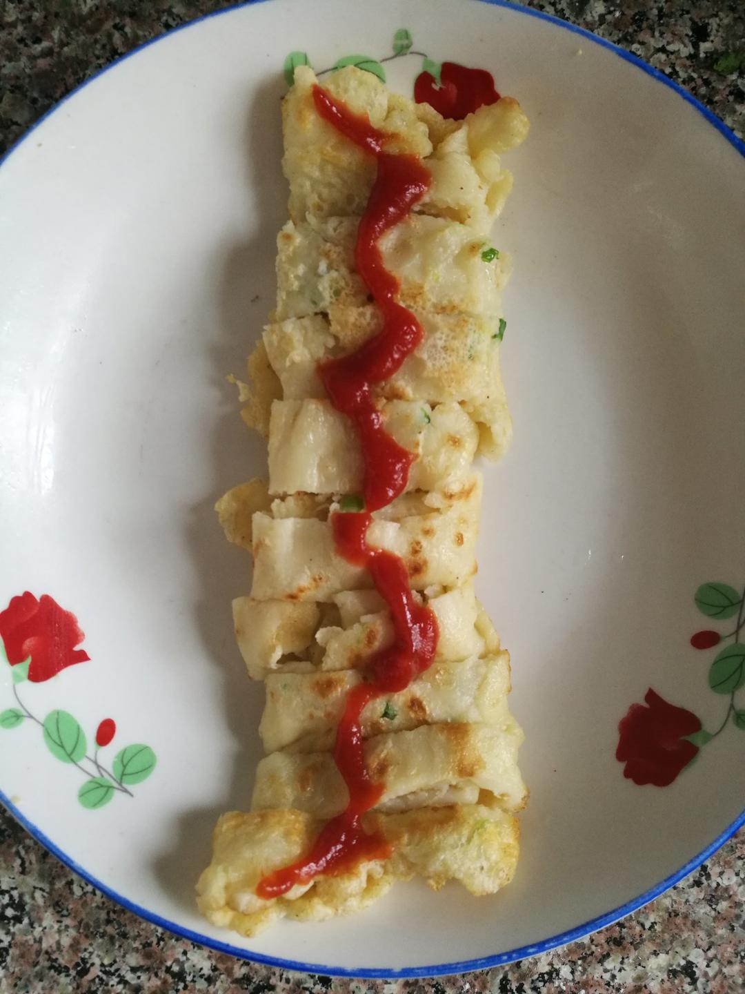 葱花鸡蛋饼