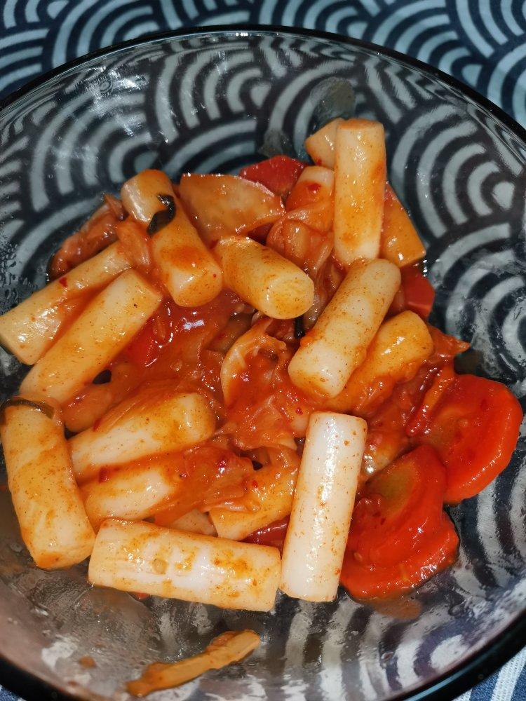 韩式辣炒年糕（or网红芝士套路之芝心年糕）