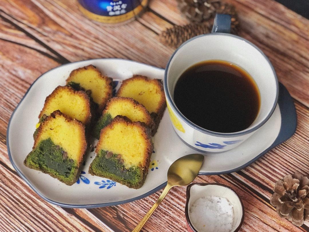 抹茶蜜豆磅蛋糕