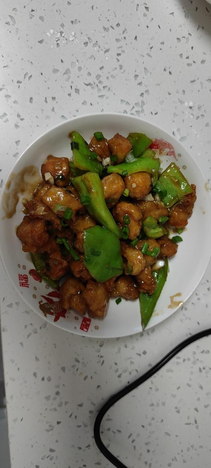 苦涩的柿子做的东北老式溜肉段