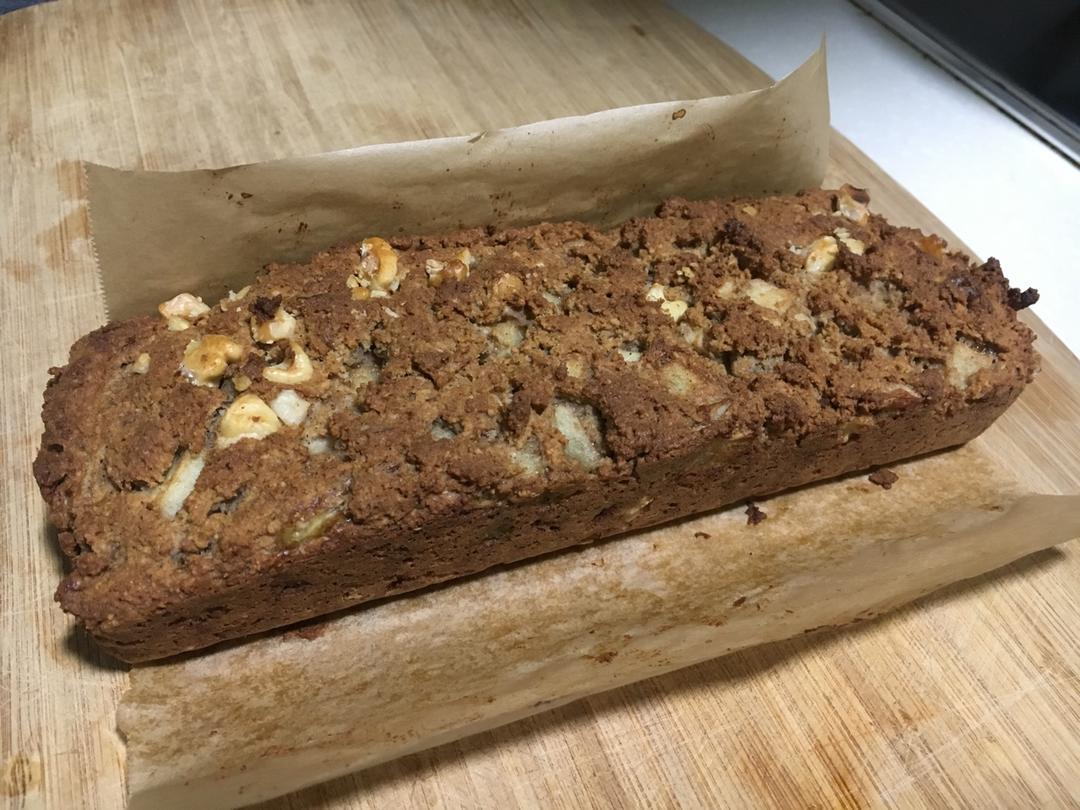 苹果核桃早餐软糕（无麸质）丨健康·烘焙