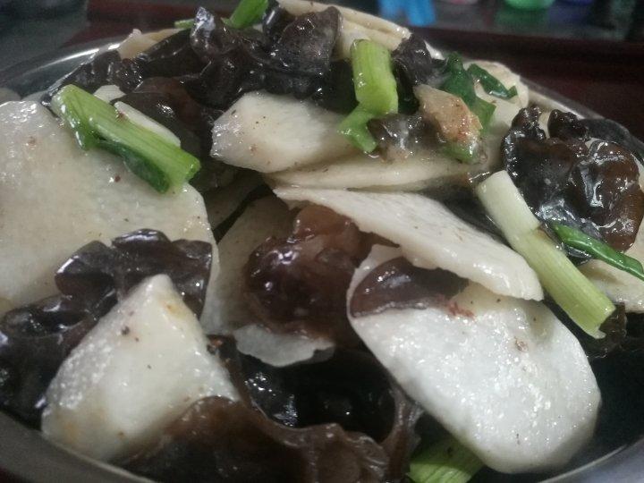清炒山药木耳