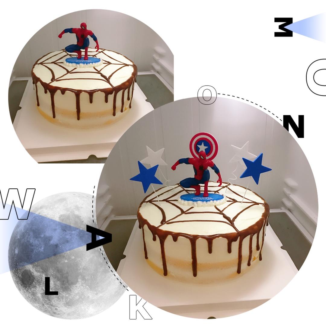 蜘蛛侠蛋糕