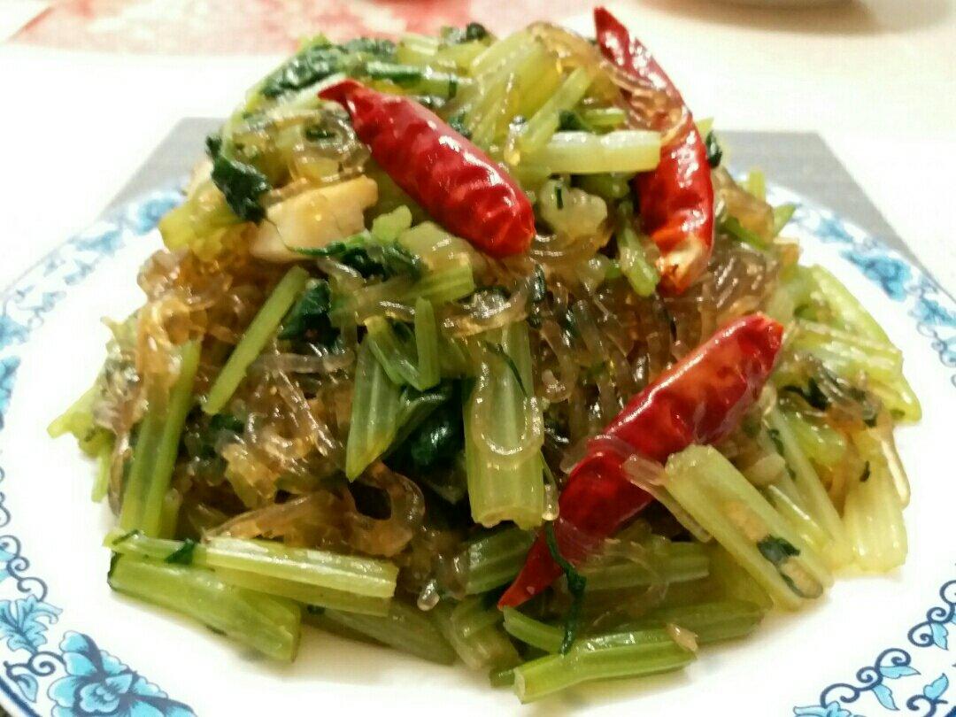 香芹炒粉丝