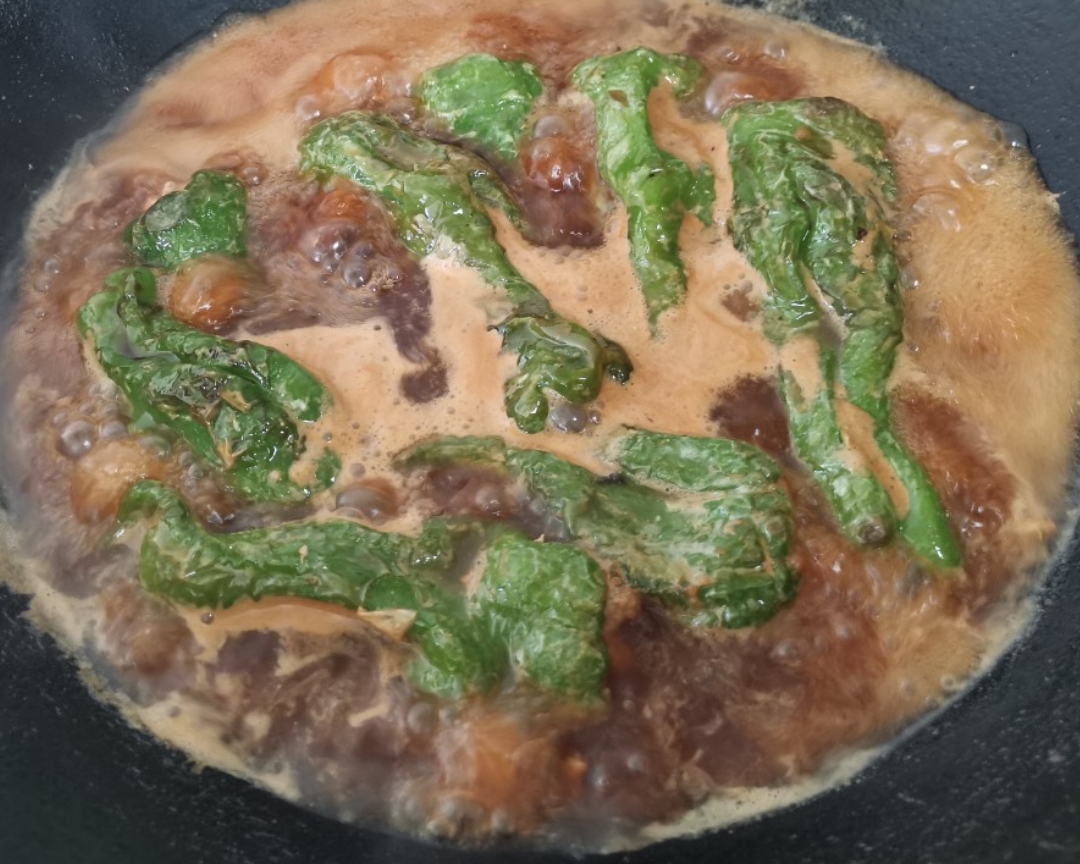超级入味的青椒酿肉的做法 步骤5