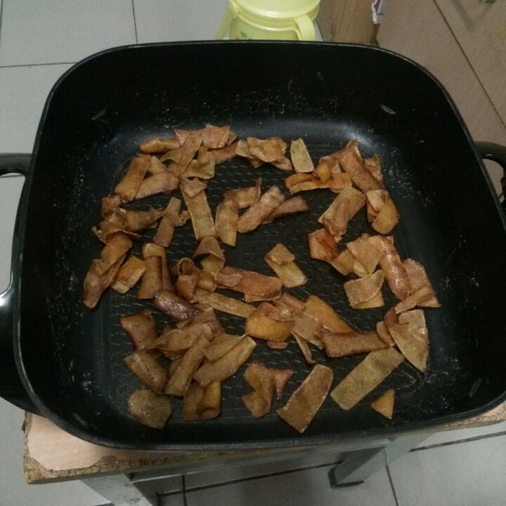 不用粘糖，直接返沙的糖渍柚子皮