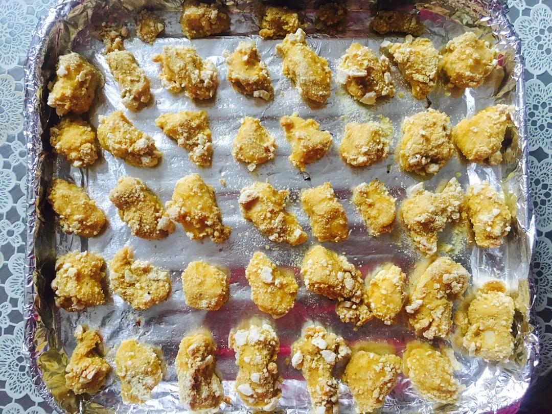 烤箱版劲爆鸡米花，非油炸