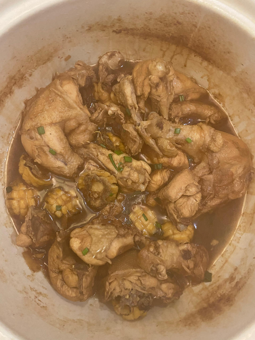 鲍鱼焖鸡煲