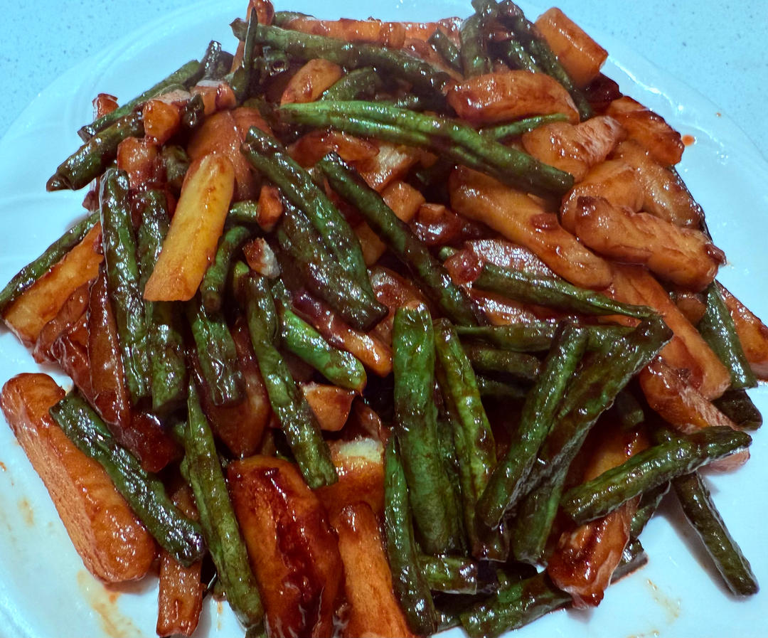 干煸豆角土豆