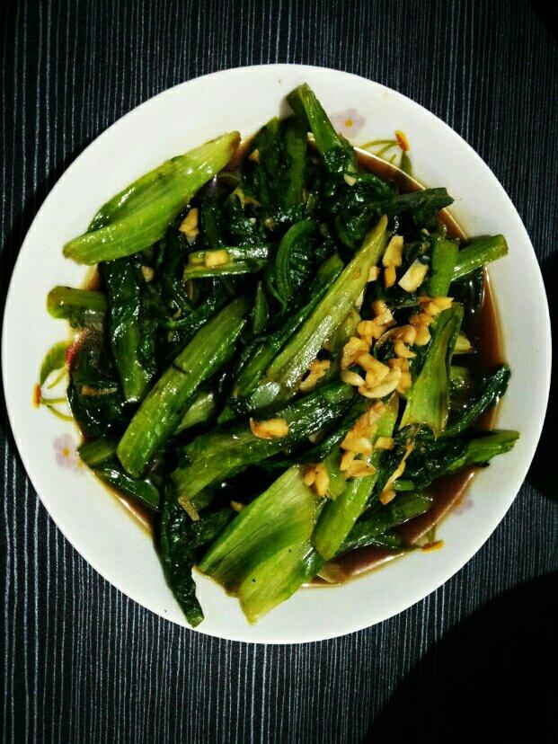 蒜蓉油麦菜（蚝油）