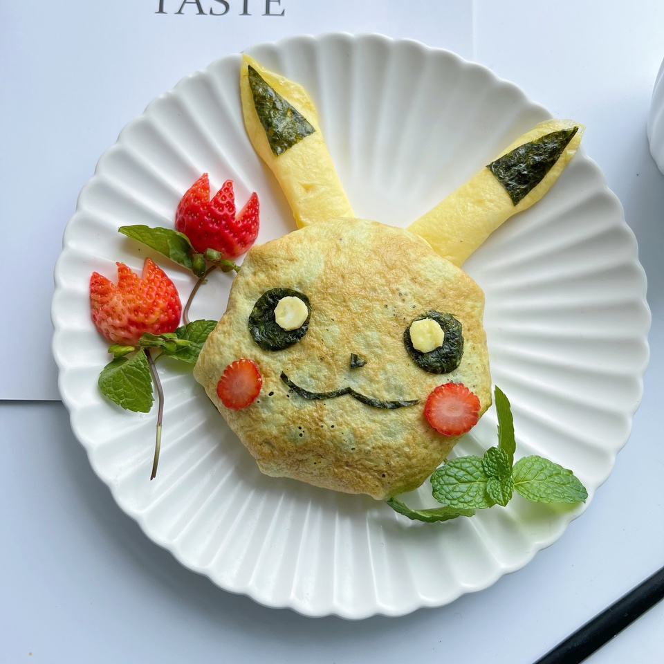 《童趣摆盘》pikachu皮卡丘⚡️蛋包饭的做法