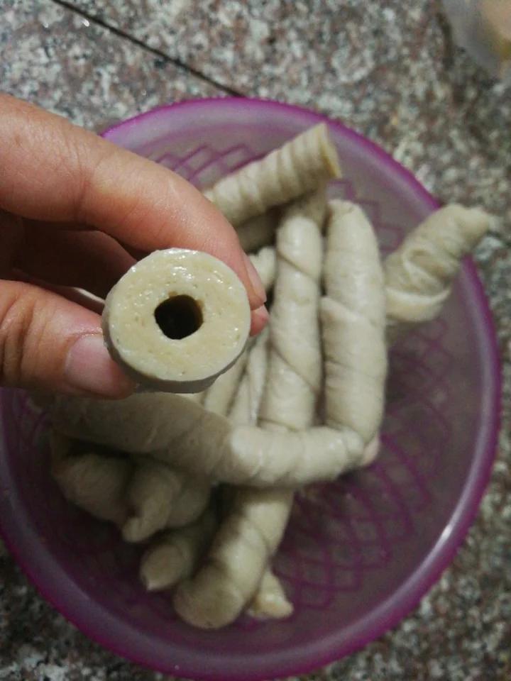 自制面筋1⃣️不用洗面版，操作简单，成功率百分百，内附卷面筋视频！