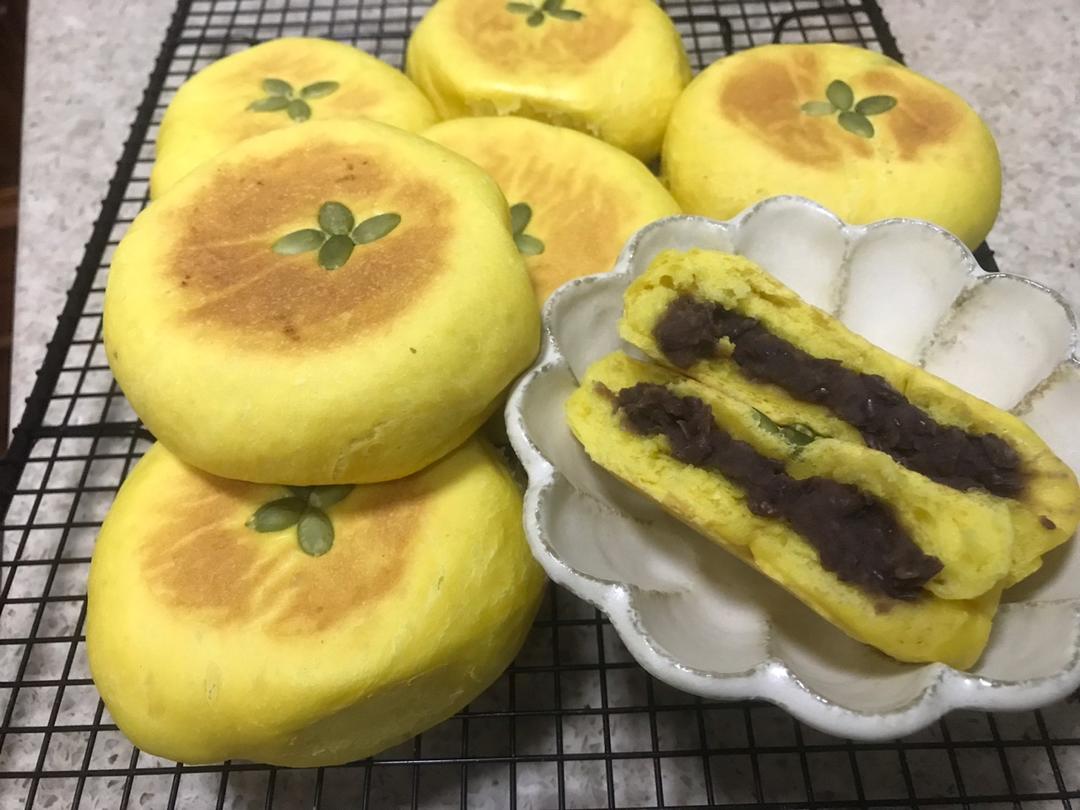 日式南瓜红豆包