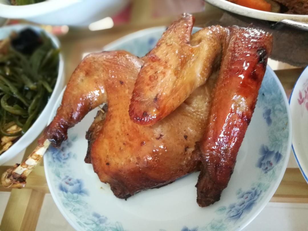 五香烤鸡