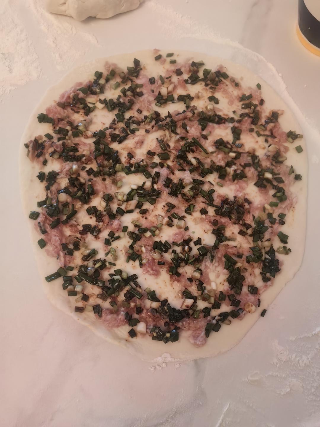 肉沫葱花卷