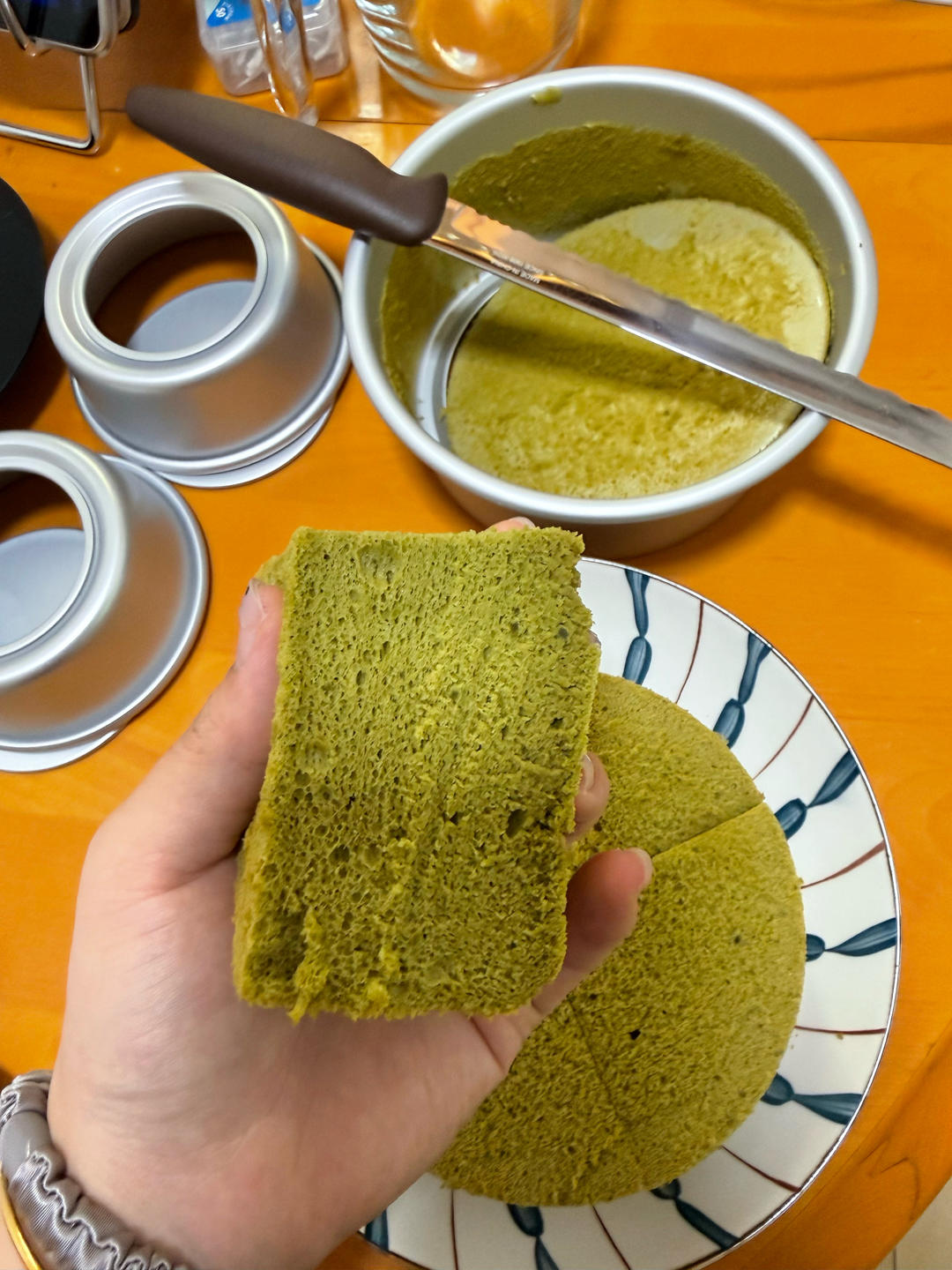 抹茶戚风 巧克力戚风