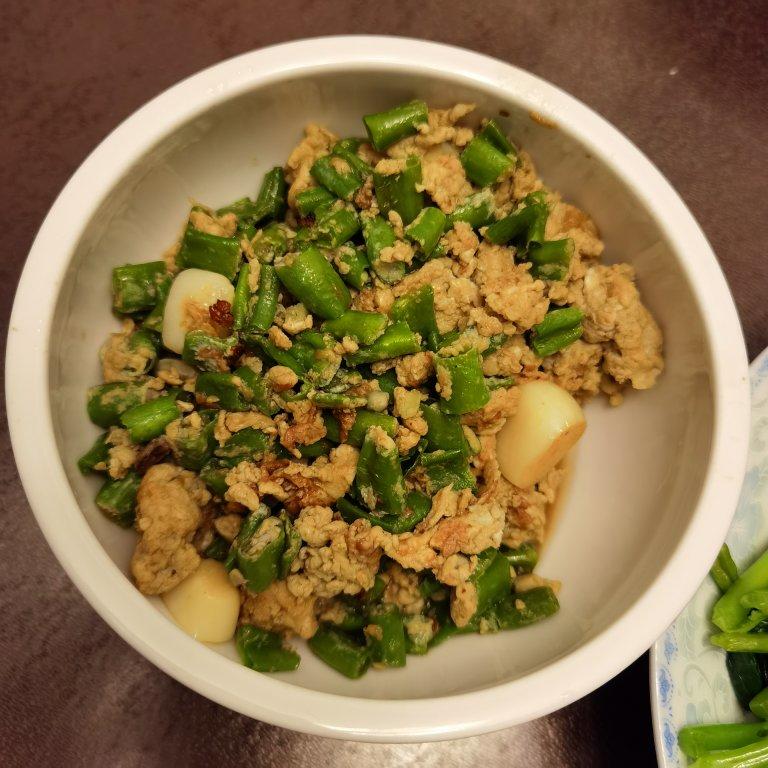 豆角炒蛋