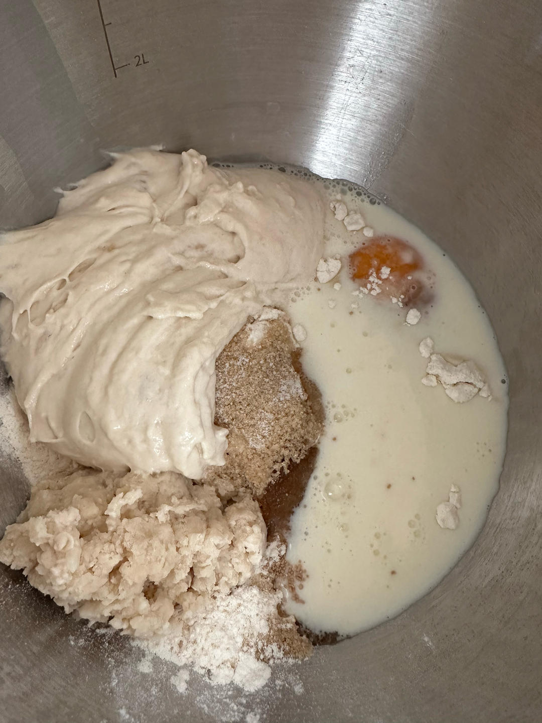 纯奶手撕吐司的做法 步骤1