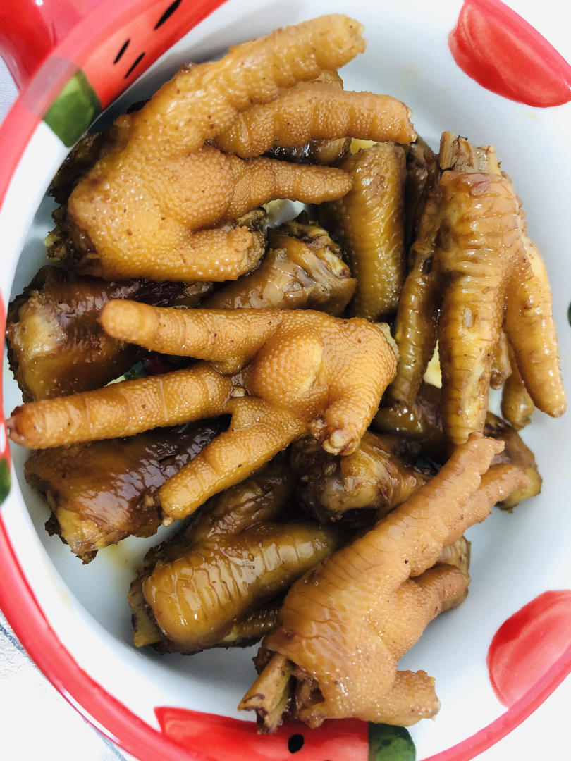 秘制红烧鸡爪