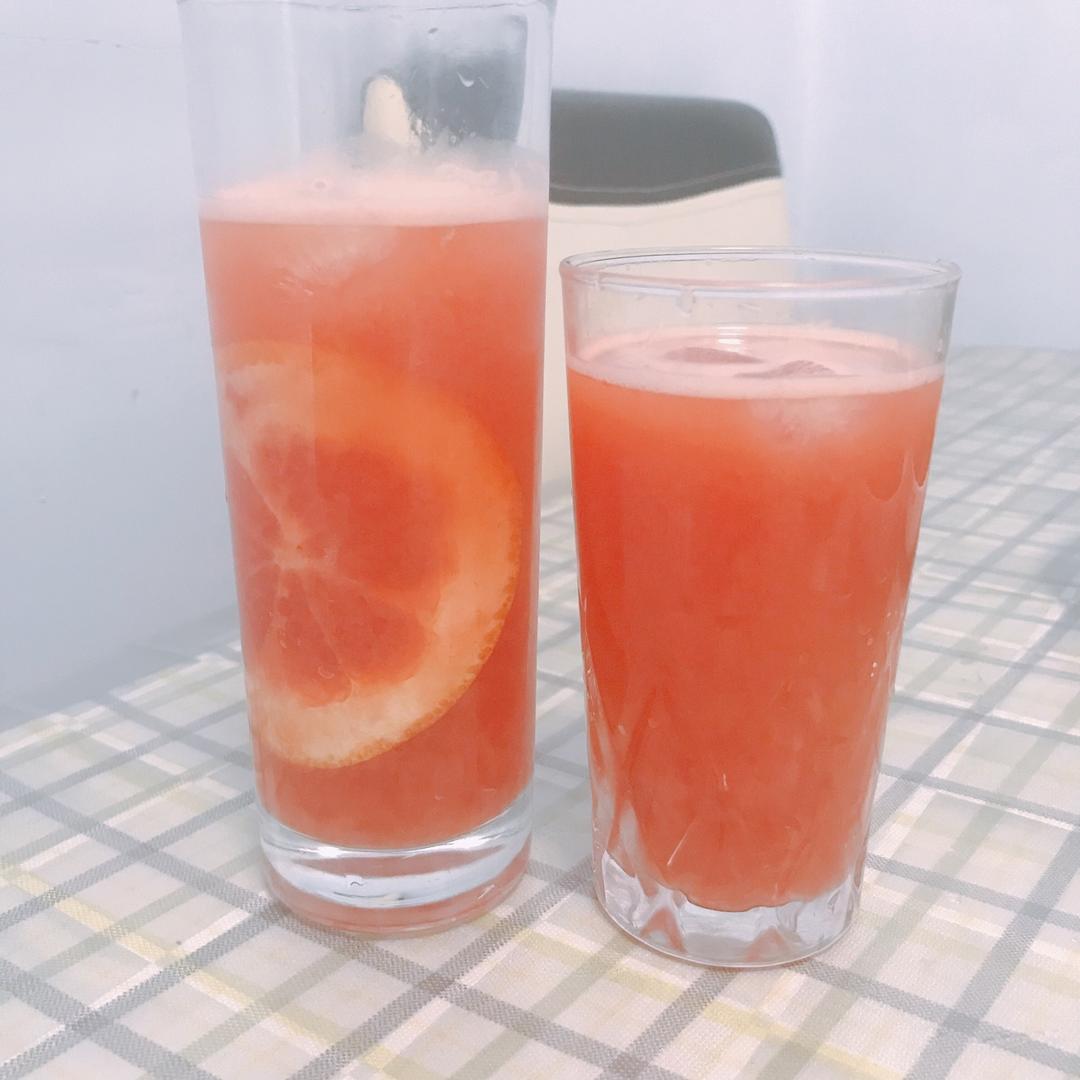 夏日晚霞葡萄柚冰茶