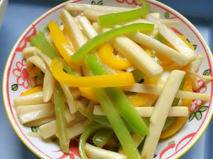 清炒茭白&清炒双笋~简单好做的名菜·圆满素食的做法 步骤8