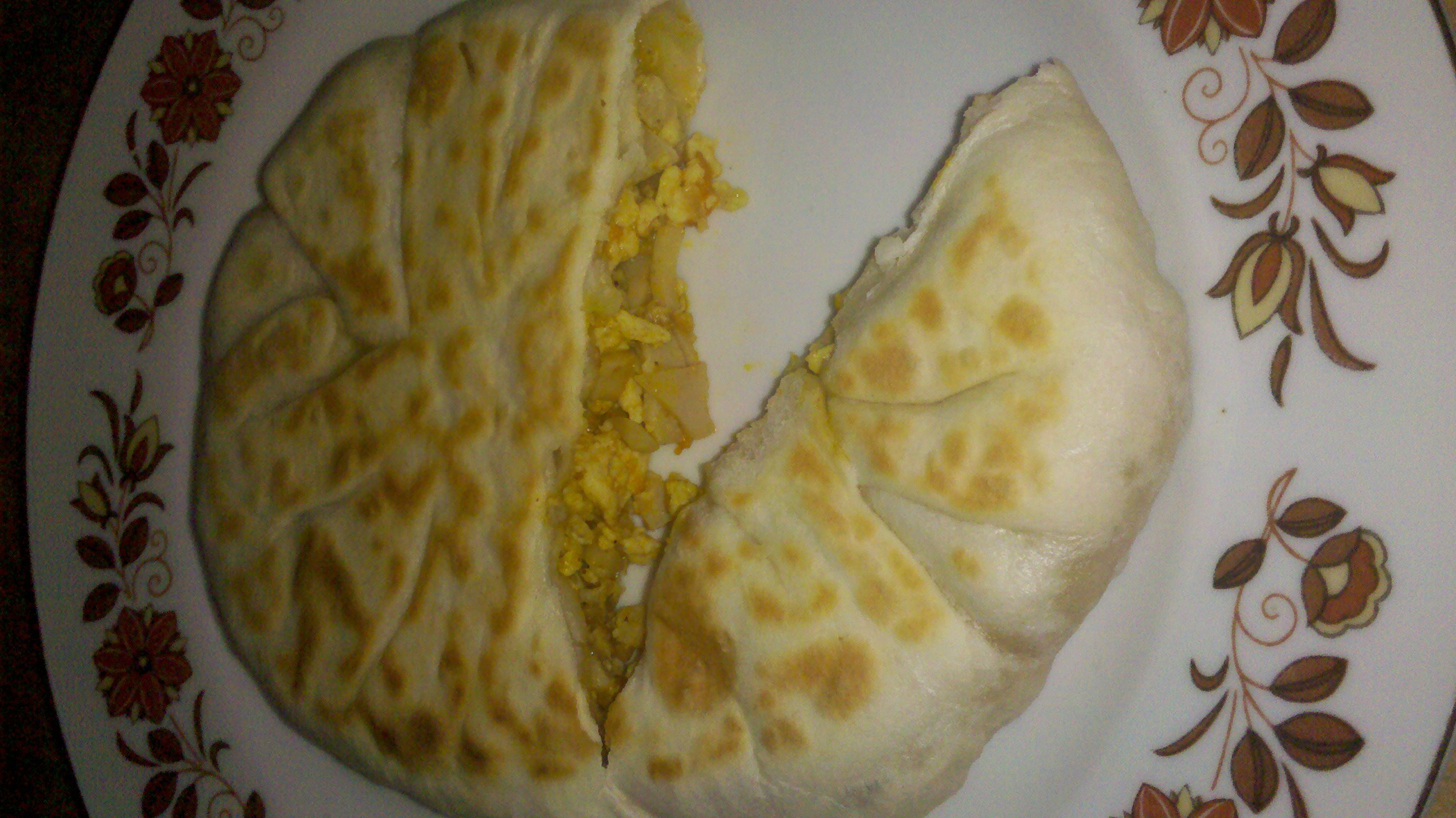 西红柿鸡蛋馅饼