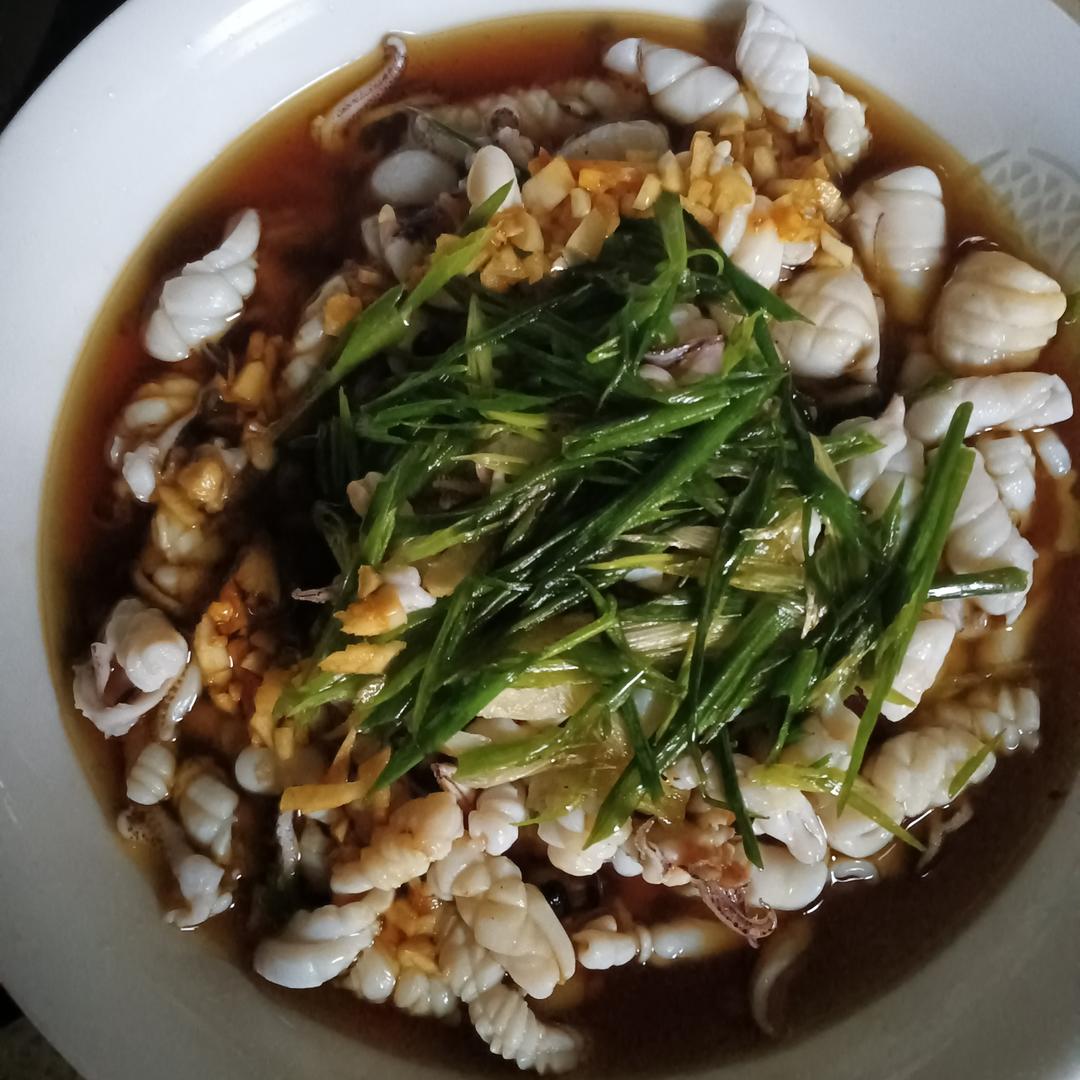 超简单的炝小管（小鱿鱼）