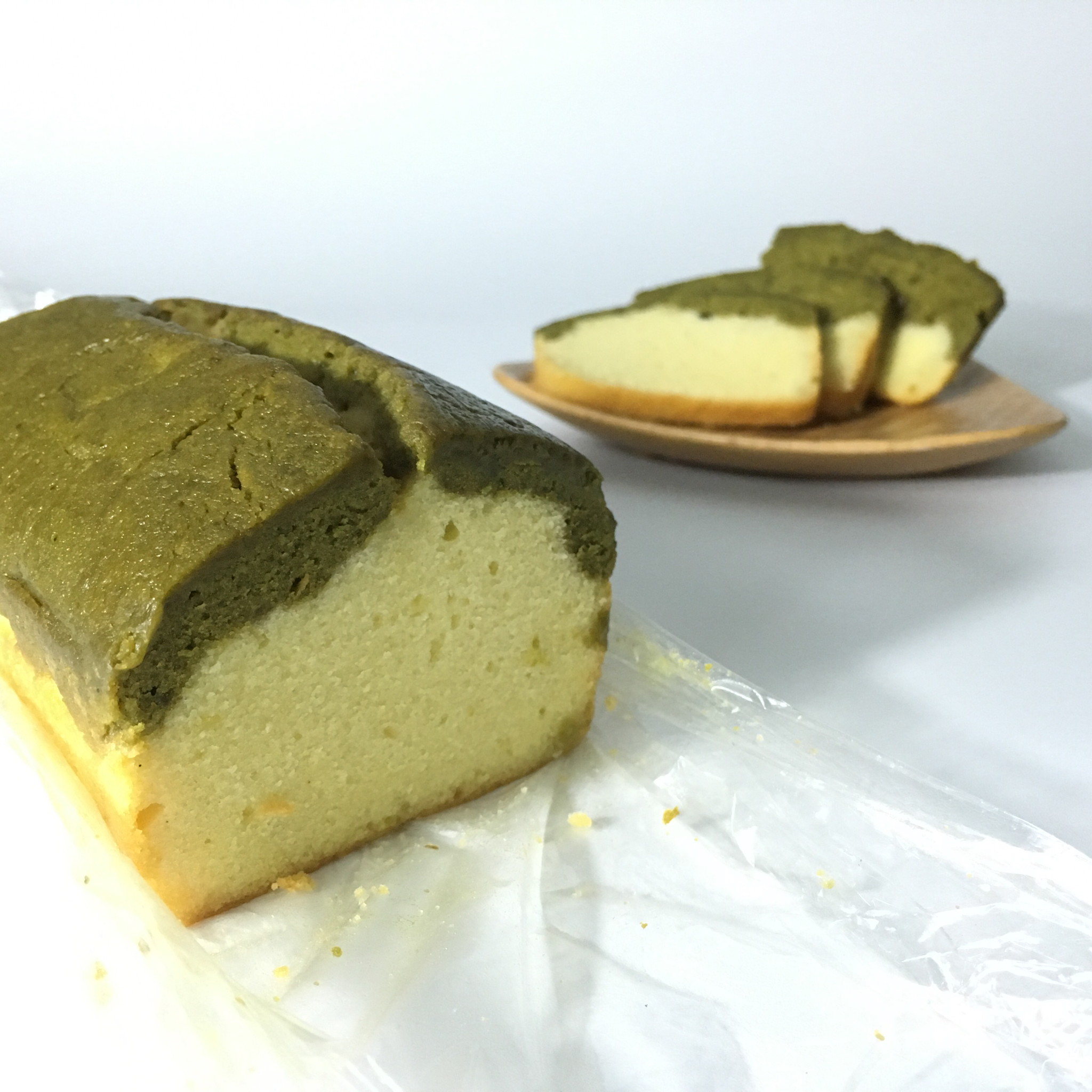 香草&抹茶双拼磅蛋糕（白菜磅）