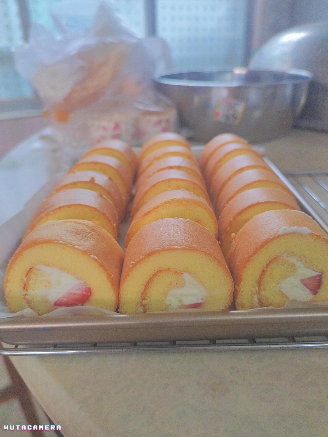 原味基础蛋糕卷