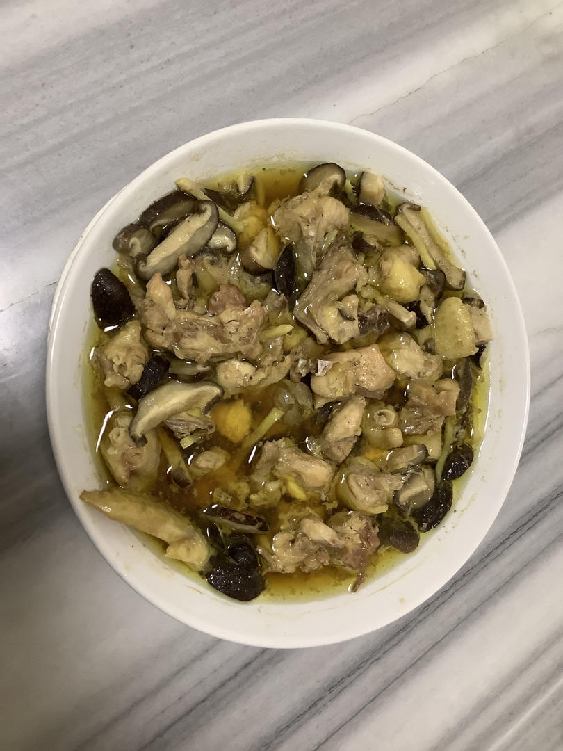 香菇蒸滑鸡