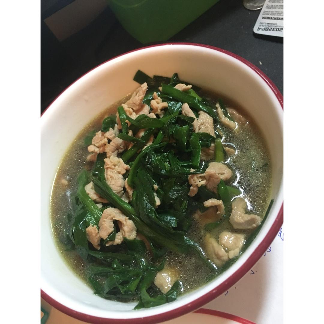 韭菜炒肉丝