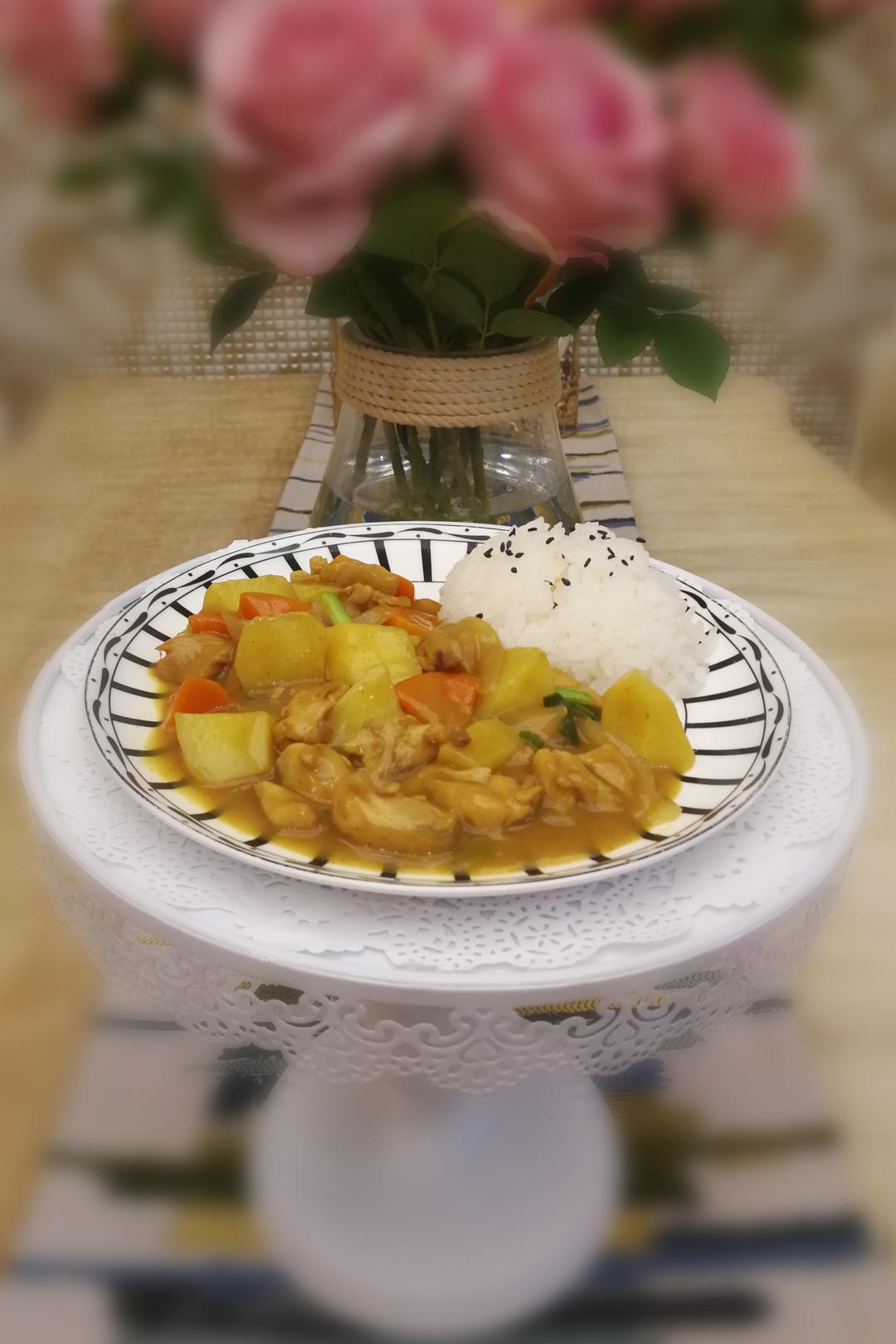 咖喱鸡肉饭