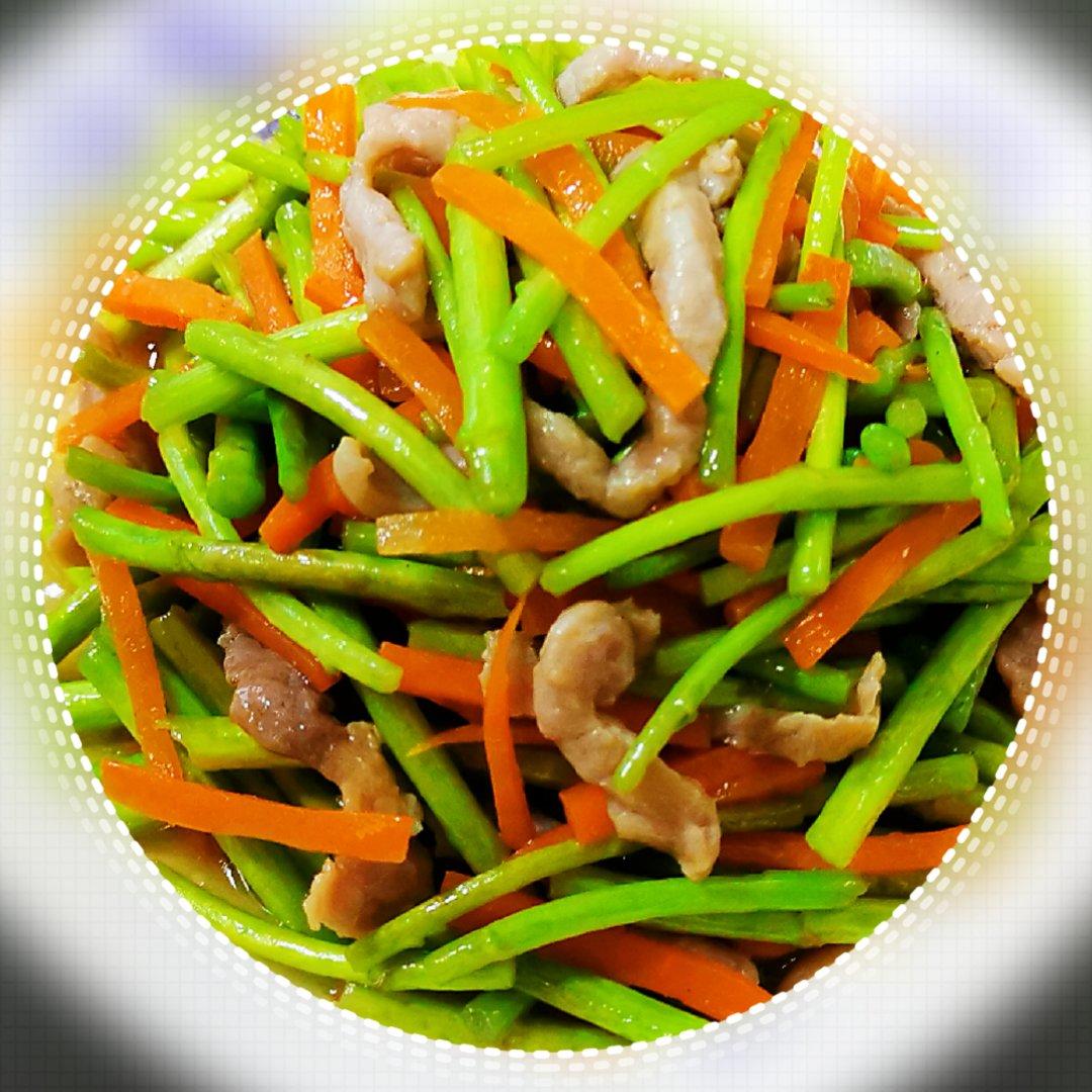 篱蒿炒腊肉